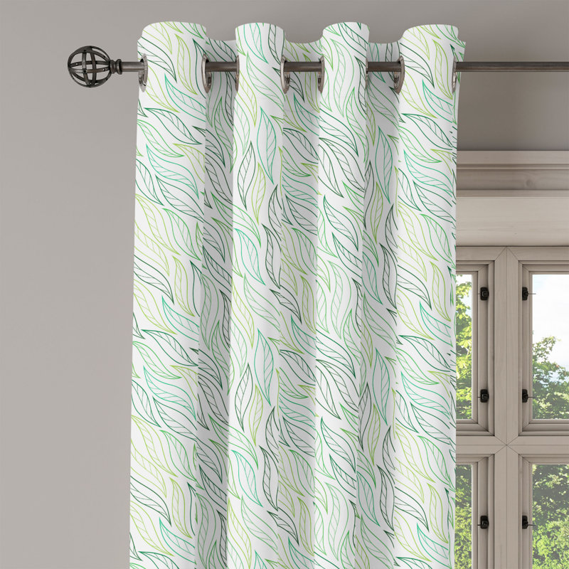 East Urban Home Sateen Blackout Curtains / Drapes Panel Wayfair